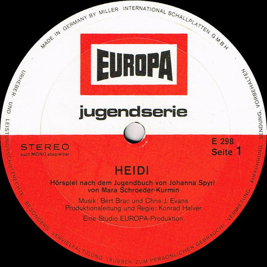 Johanna Spyri - Heidi (LP)