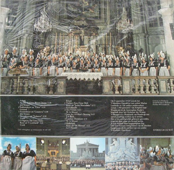 Volendams Opera Koor - Volendam In Wenen (LP) Vinyl LP Vinyl Very Good (VG) <br> Hoes Good Plus (G+)