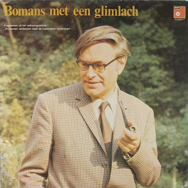 Godfried Bomans - Bomans Met Een Glimlach (LP) Vinyl LP Vinyl Very Good (VG) <br> Hoes Good Plus (G+)