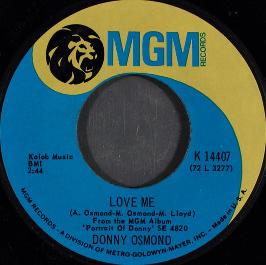 Donny Osmond - Too Young