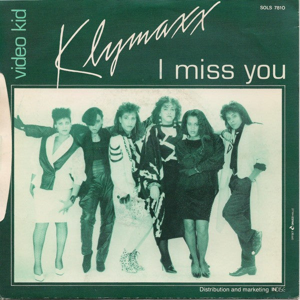 Klymaxx - I Miss You Vinyl Singles Vinyl Very Good (VG) <br> Hoes Good Plus (G+)