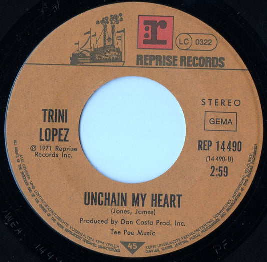 Trini Lopez - America (B-Keus) Vinyl Singles Media VG+ / Sleeve Generic
