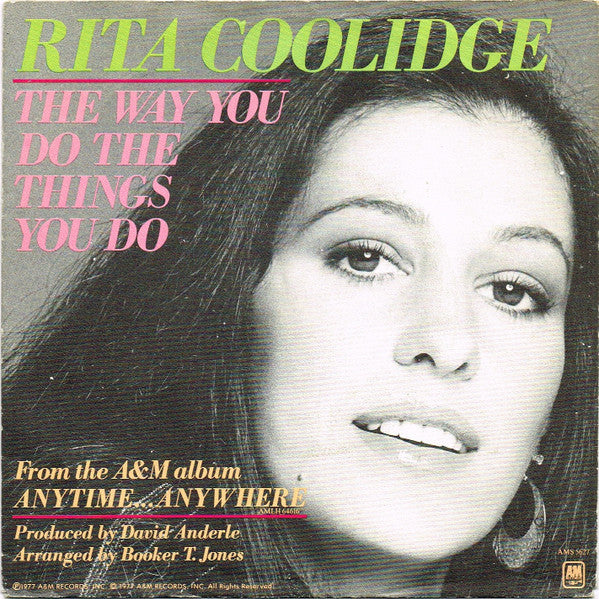Rita Coolidge - The Way You Do The Things You Do Vinyl Singles