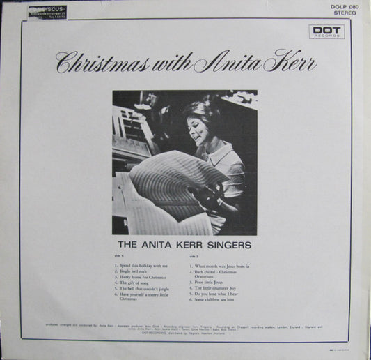 Anita Kerr Singers - Christmas With Anita Kerr (LP) Vinyl LP Vinyl Zeer Goed / Hoesje Goed "VINYLSINGLES.NL"