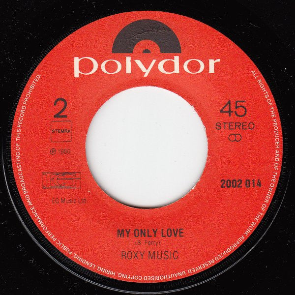 Roxy Music - The Same Old Scene Vinyl Singles Vinyl Very Good (VG) <br> Hoes Generic