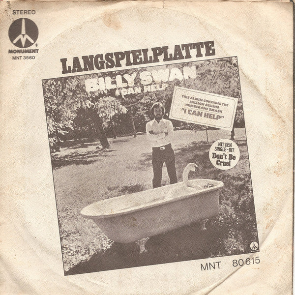 Billy Swan - Everything's The Same (Ain't Nothing Changed) Vinyl Singles Vinyl Very Good (VG) <br> Hoes Good Plus (G+)