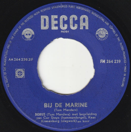 Dorus - Orchidee Vinyl Singles Vinyl Zeer Goed / Hoesje Generic "VINYLSINGLES.NL"