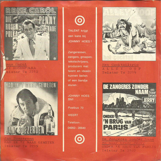 Cees & Marjan - Hoe Lang Zou 't Duren Vinyl Singles Vinyl Zeer Goed / Hoesje Goed "VINYLSINGLES.NL"