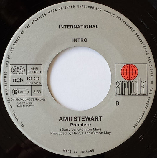 Amii Stewart - Where Did Our Love Go Vinyl Singles Vinyl Zeer Goed / Hoesje Generic "VINYLSINGLES.NL"