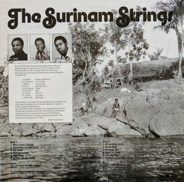 Surinam Strings o.l.v. Imro Drenthe - The Surinam Strings (LP) Vinyl LP Vinyl Very Good (VG) <br> Hoes Good Plus (G+)