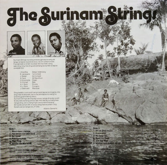Surinam Strings o.l.v. Imro Drenthe - The Surinam Strings (LP) Vinyl LP Vinyl Zeer Goed / Hoesje Goed "VINYLSINGLES.NL"