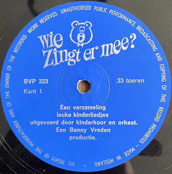 Schellebellen - Wie Zingt Er Mee? (LP)