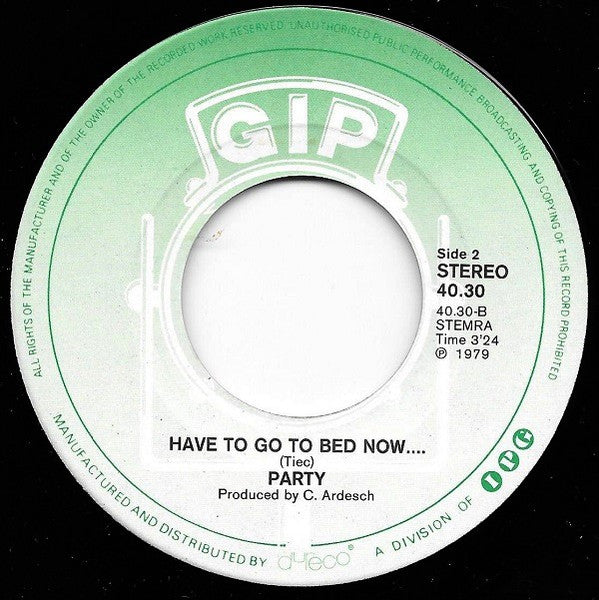 Party - Come To The Party Vinyl Singles