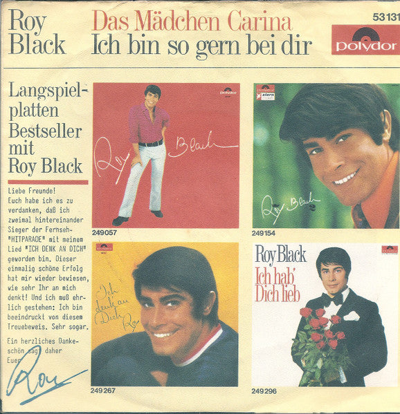 Roy Black - Ich Bin So Gern Bei Dir Vinyl Singles Vinyl Very Good (VG) <br> Hoes Good Plus (G+)