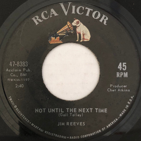 Jim Reeves - I Guess I'm Crazy Vinyl Singles Vinyl Very Good (VG) <br> Hoes Generic