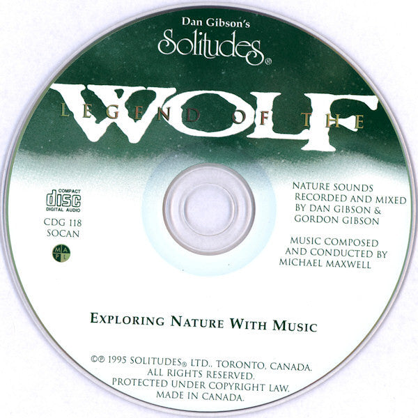 Dan Gibson & Michael Maxwell - Legend Of The Wolf (CD) Compact Disc Goede Staat