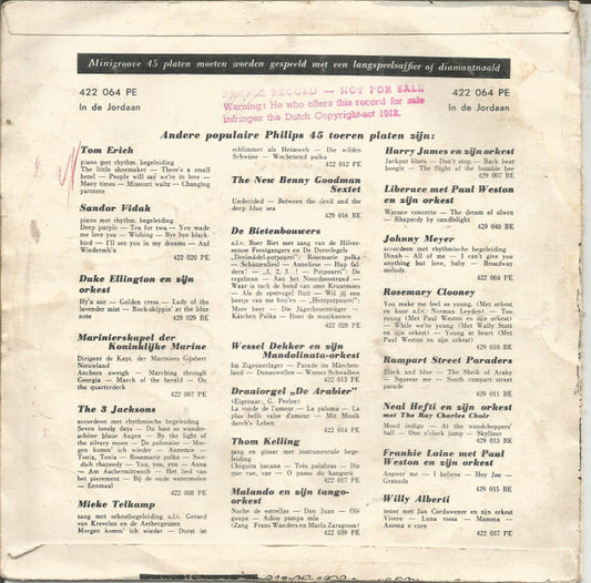 Jordaan Cabaret - In de Jordaan No. 1