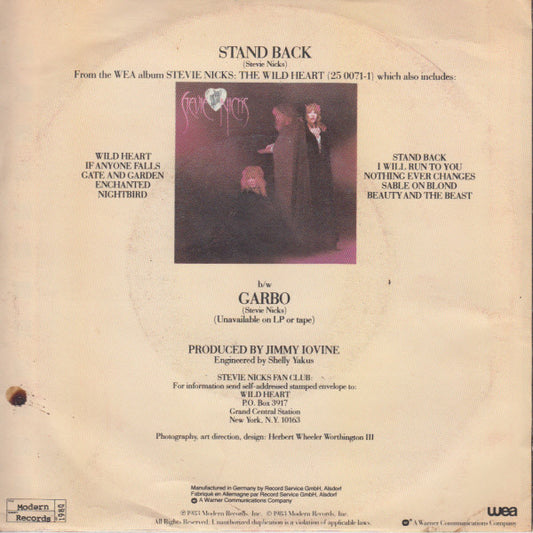 Stevie Nicks - Stand Back