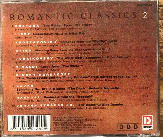 Various - Romantic Classics * (CD) Compact Disc Goede Staat "VINYLSINGLES.NL"