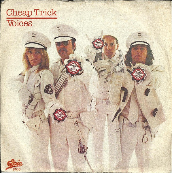 Cheap Trick - Voices Vinyl Singles Vinyl Very Good (VG) <br> Hoes Good Plus (G+)
