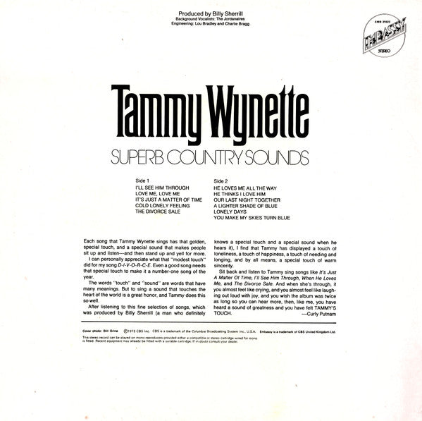 Tammy Wynette - Superb Country Sounds (LP)