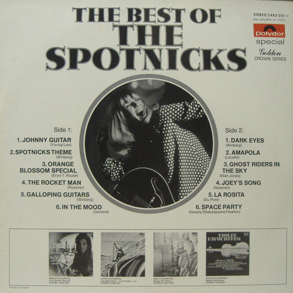 Spotnicks - The Best Of The Spotnicks (LP) Vinyl LP Vinyl Very Good (VG) <br> Hoes Good Plus (G+)