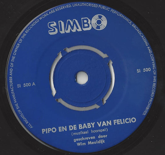Pipo De Clown - Pipo En De Baby Van Felicio Vinyl Singles Media VG+ \ Sleeve G+