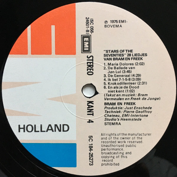 Neerlands Hoop In Bange Dagen - 28 Liedjes Van Bram En Freek (LP) Vinyl LP