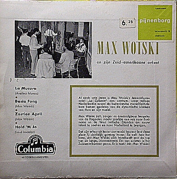 Max Woiski En Zijn Zuidamerikaans Orkest - La Mucura Vinyl Singles Vinyl Zeer Goed / Hoesje Goed "VINYLSINGLES.NL"