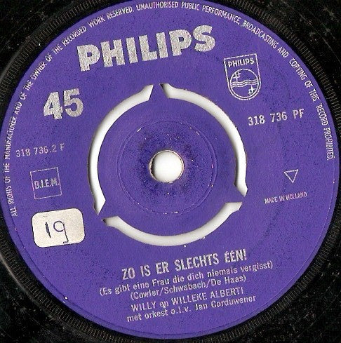 Willy & Willeke Alberti - Moeder, Hoe Kan Ik Je Danken? Vinyl Singles Vinyl Zeer Goed / Hoesje Generic "VINYLSINGLES.NL"