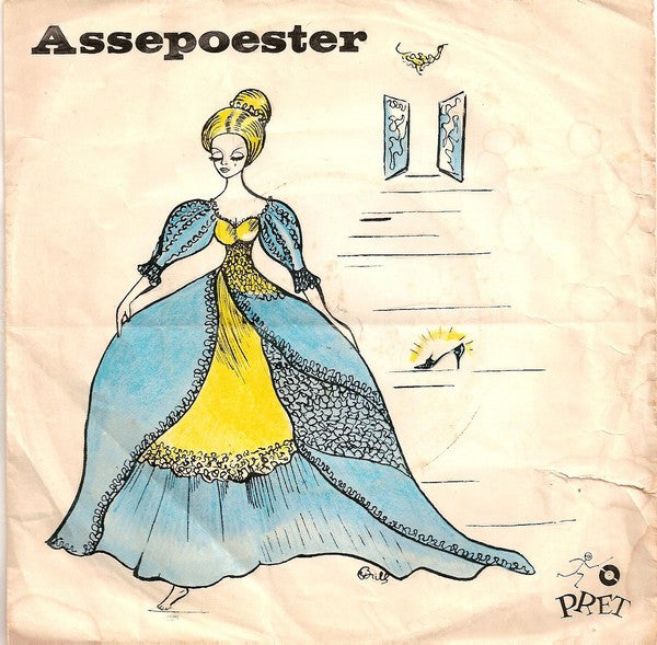 Tante Tini - Assepoester Vinyl Singles Vinyl Very Good (VG) <br> Hoes Good Plus (G+)