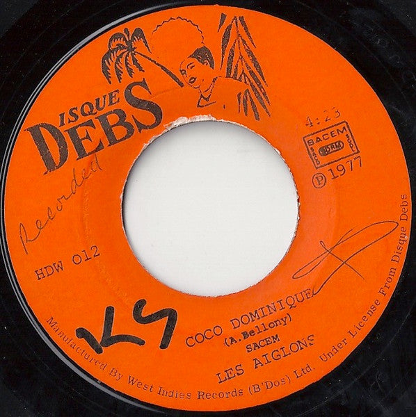 Les Aiglons - Coco Dominique Vinyl Singles Vinyl Very Good (VG) <br> Hoes Generic