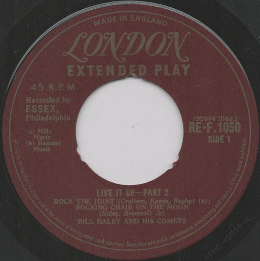 Bill Haley And His Comets - Live It Up ! Part 2