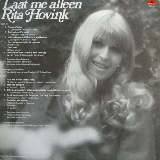 Rita Hovink - Laat Me Alleen (LP)