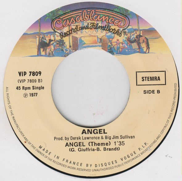 Angel - Tower Vinyl Singles Vinyl Very Good (VG) <br> Hoes Good Plus (G+)