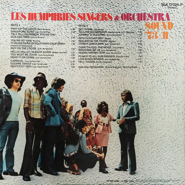 Les Humphries Singers & Orchestra - Sound '73/II (LP) Vinyl LP Media VG+ / Sleeve G+