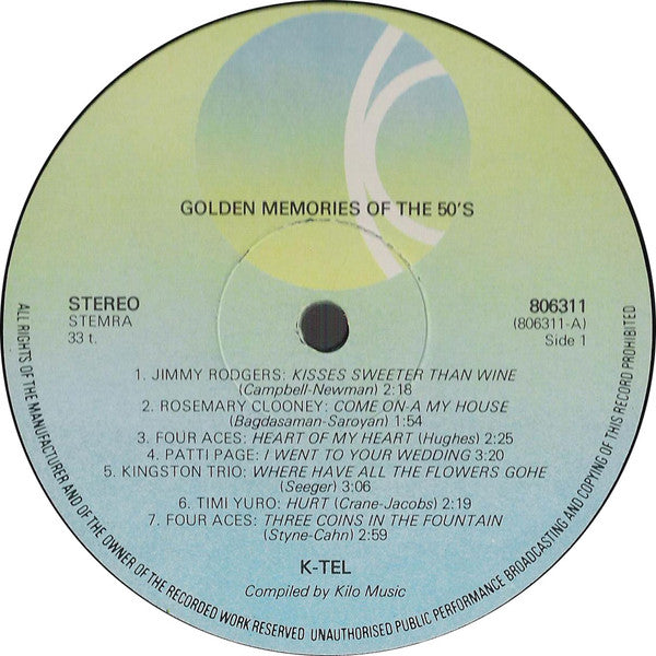 Various - Golden Memories Of The 50's Part 2 (LP)