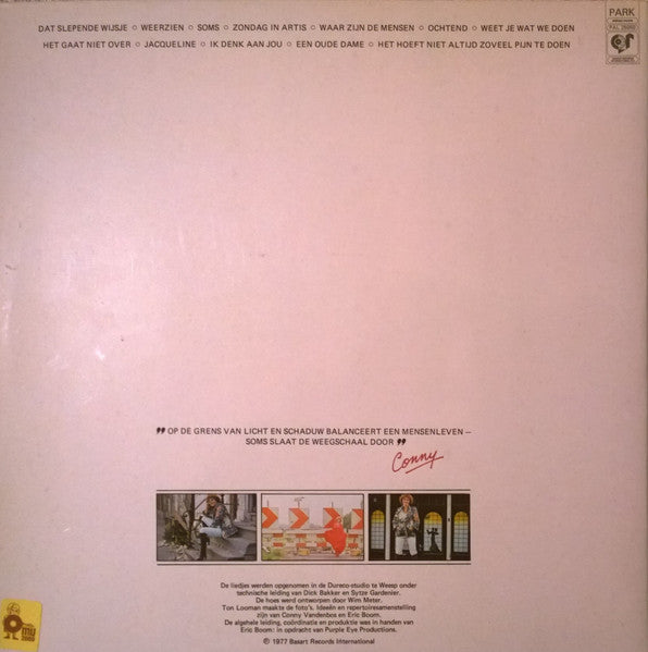 Conny Vandenbos - Licht En Schaduw (LP) Vinyl LP Vinyl Very Good (VG) <br> Hoes Good Plus (G+)