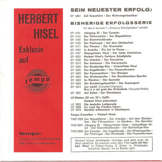Herbert Hisel - Auf Kreuzfahrt