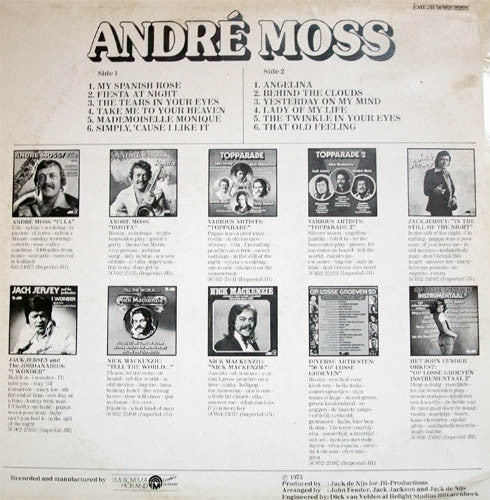 Andre Moss - My Spanish Rose (LP) Vinyl LP Vinyl Zeer Goed / Hoesje Goed "VINYLSINGLES.NL"