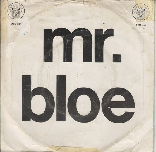 Mr. Bloe - Groovin' With Mr. Bloe Vinyl Singles Vinyl (G) <br> Hoes (F) "VINYLSINGLES.NL"