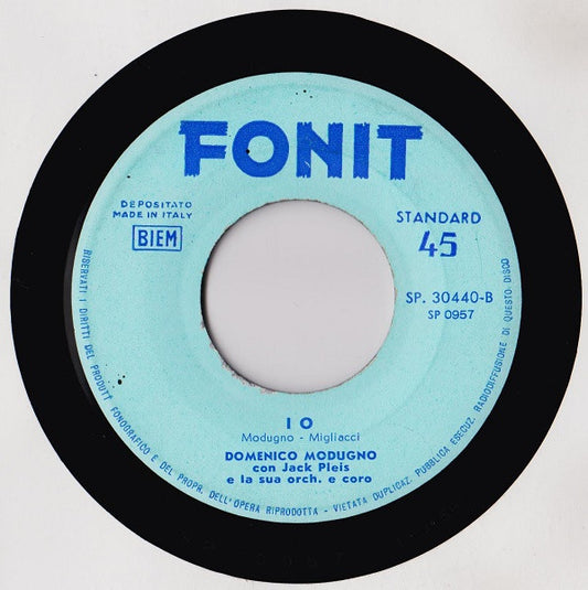 Domenico Modugno Con Jack Pleis And His Orchestra - Resta Cu' Mme