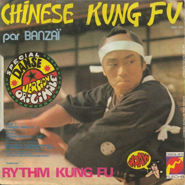 Banzaii - Chinese Kung Fu Vinyl Singles Vinyl Very Good (VG) <br> Hoes Good Plus (G+)