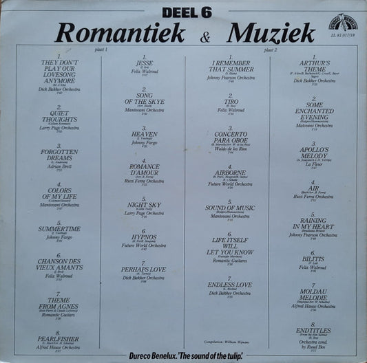 Various - Romantiek & Muziek * (LP) Vinyl LP Dubbel Vinyl Zeer Goed / Hoesje Goed "VINYLSINGLES.NL"