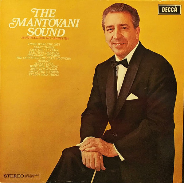 Mantovani And His Orchestra - The Mantovani Sound The World Of Mantovani Vol. * (LP) Vinyl LP Vinyl Very Good (VG) <br> Hoes Good Plus (G+)