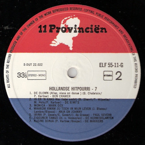 Various - Hollandse Hitpourri 7 (LP) 97-50672