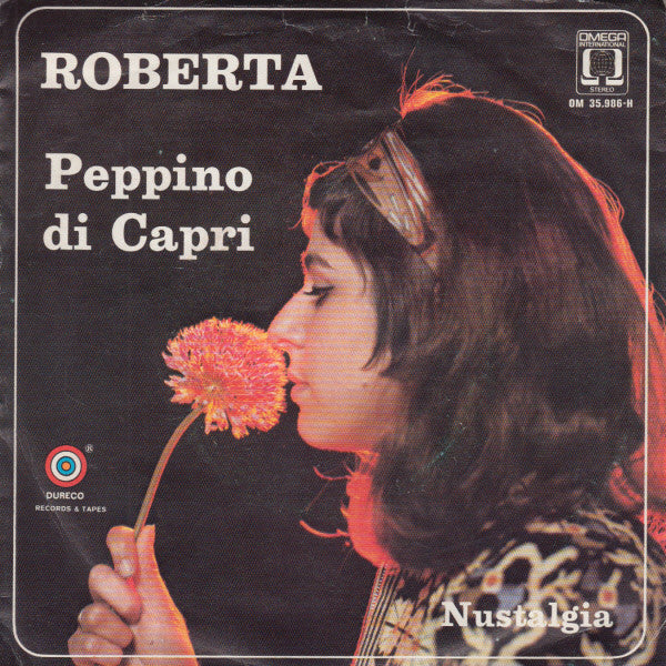 Peppino Di Capri - Roberta 41449 Vinyl Singles Vinyl Very Good (VG) <br> Hoes Good Plus (G+)