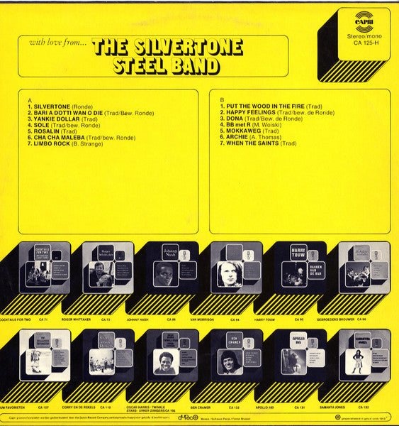 Silvertone Steel Orchestra - With Love From (LP) Vinyl LP Vinyl Very Good (VG) <br> Hoes Good Plus (G+)