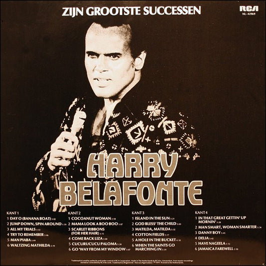 Harry Belafonte - Zijn Grootste Successen (LP)