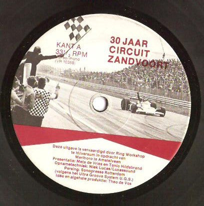 No Artist - ** Jaar Circuit Zandvoort Vinyl Singles Vinyl Goed / Hoes Generic